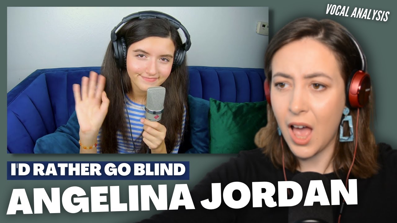 ANGELINA JORDAN I'd Rather Go Blind | Vocal Coach Reacts (& Analysis) | Jennifer Glatzhofer
