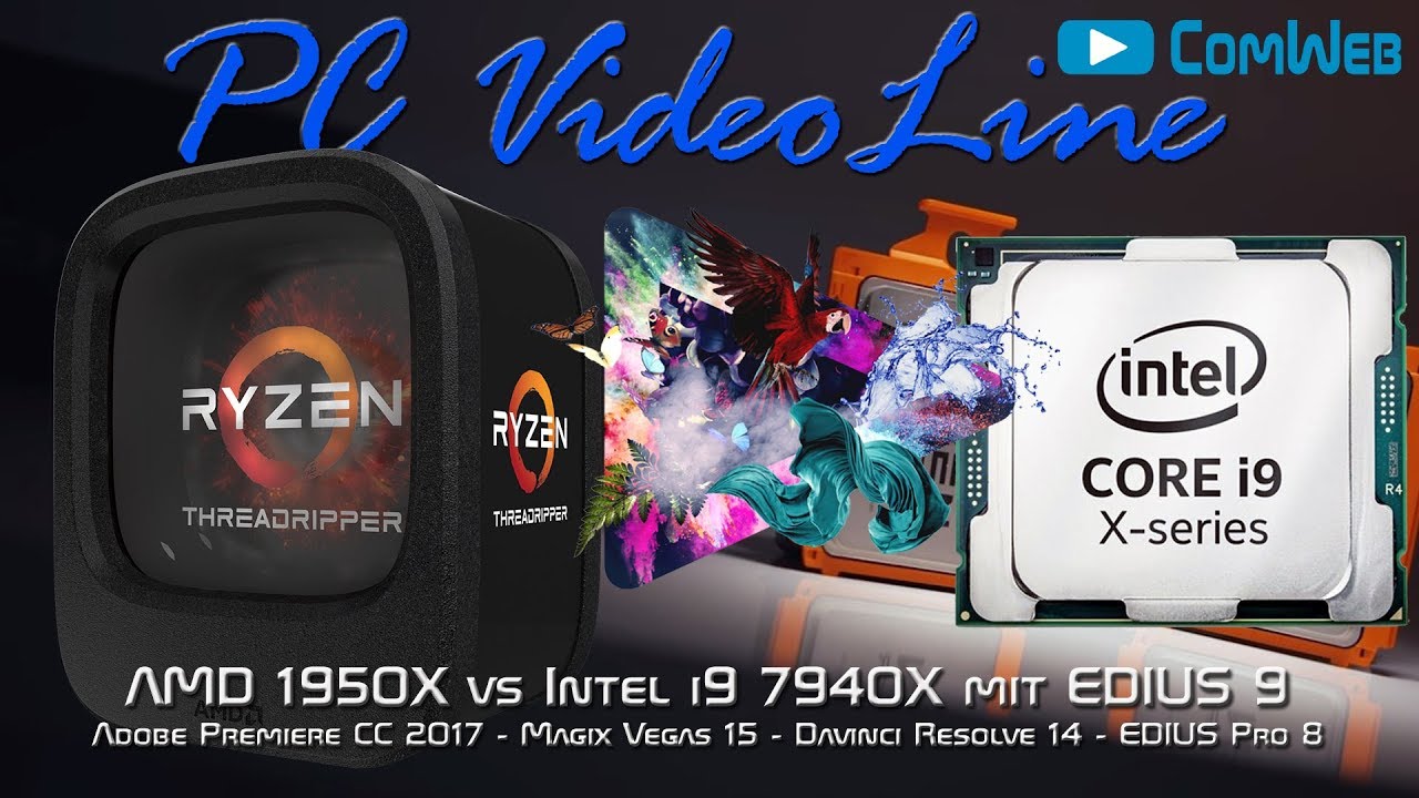 EDIUS 9 Export mit i9 7940X + AMD + Fazit