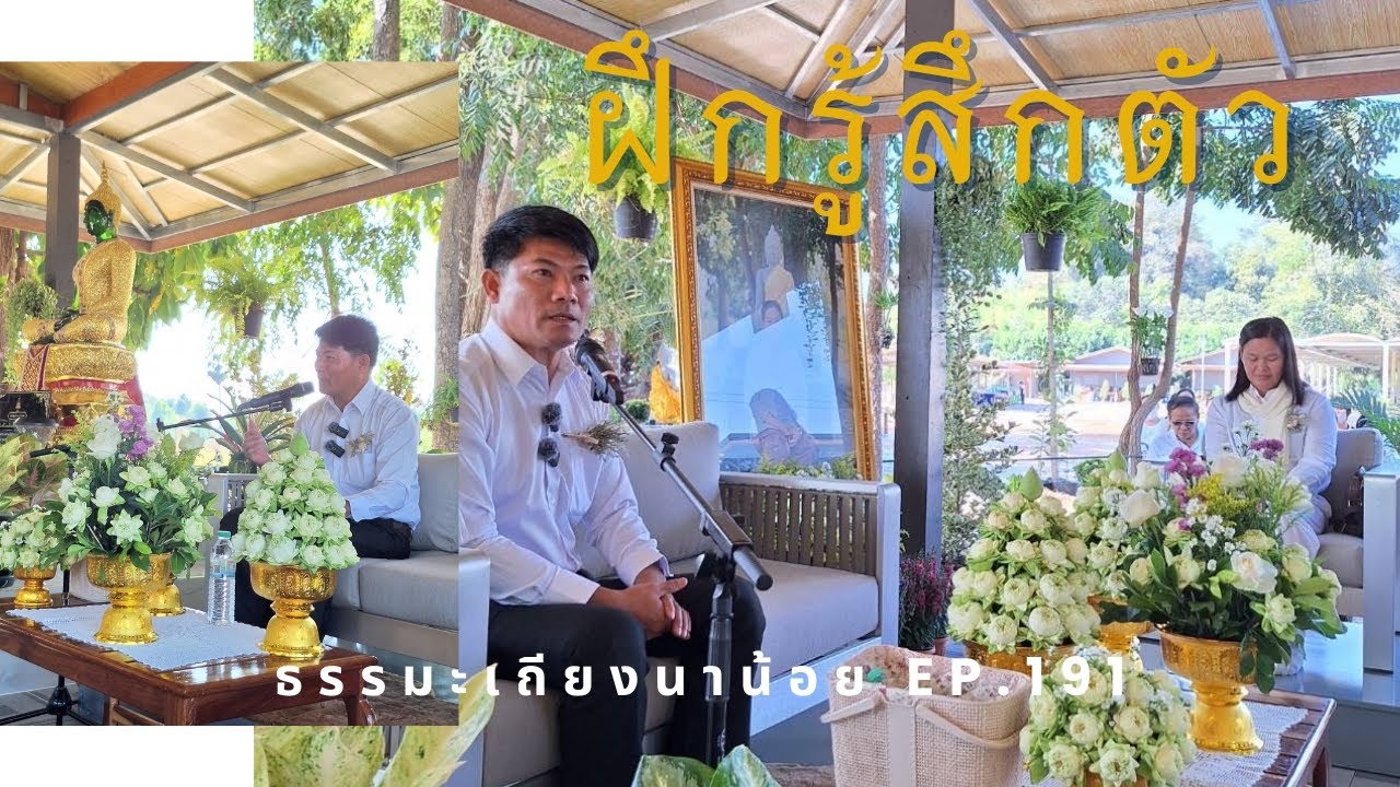 ฝึกรู้สึกตัว ธรรมะเถียงนาน้อยตอนที่191#ธรรมะ #สมาธิ #สติ #ปัญญา #buddha #dhamma #meditation #