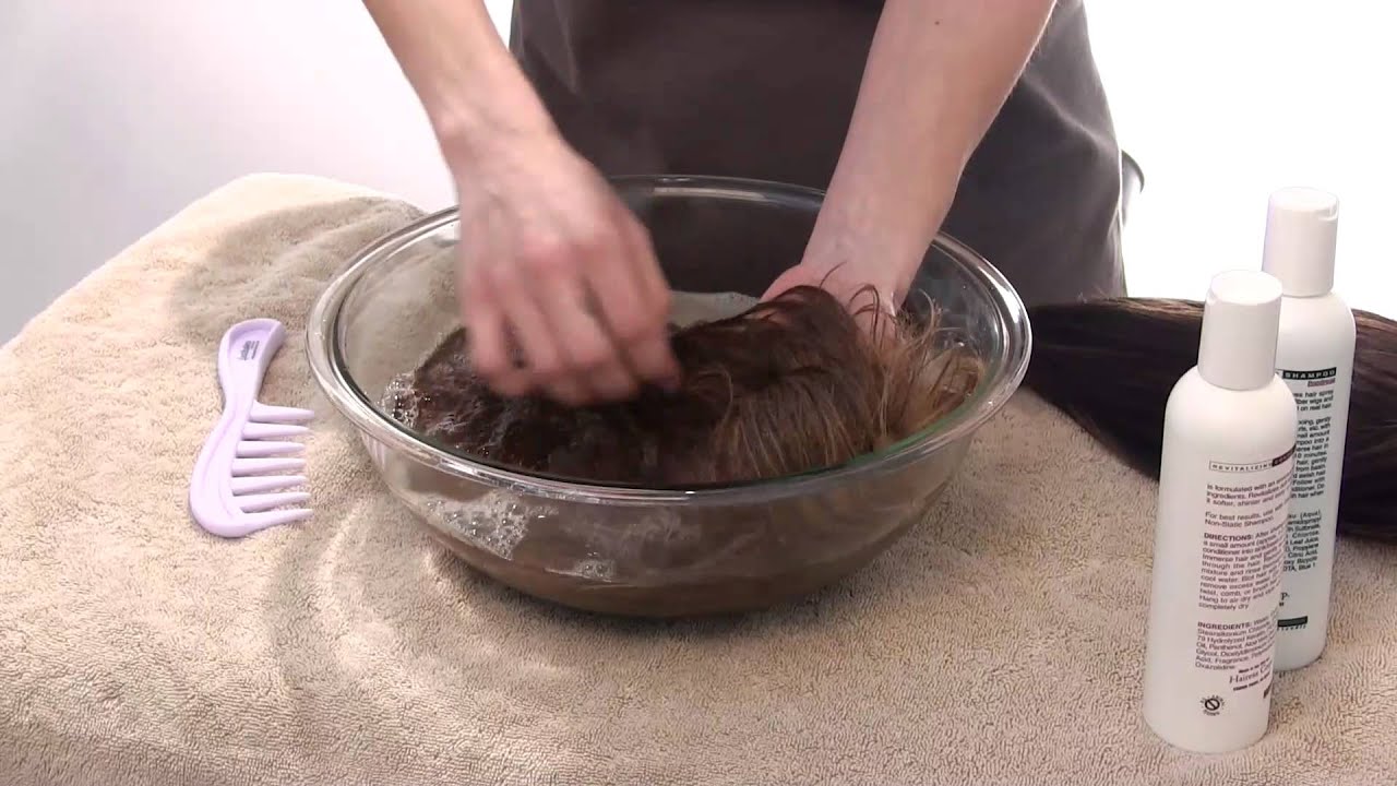 Как мыть парик