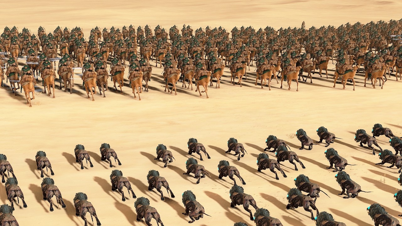 3,200 Scurvy Dogs Vs 600 Camel Lancer | Total War Warhammer 3 | Cinematic
