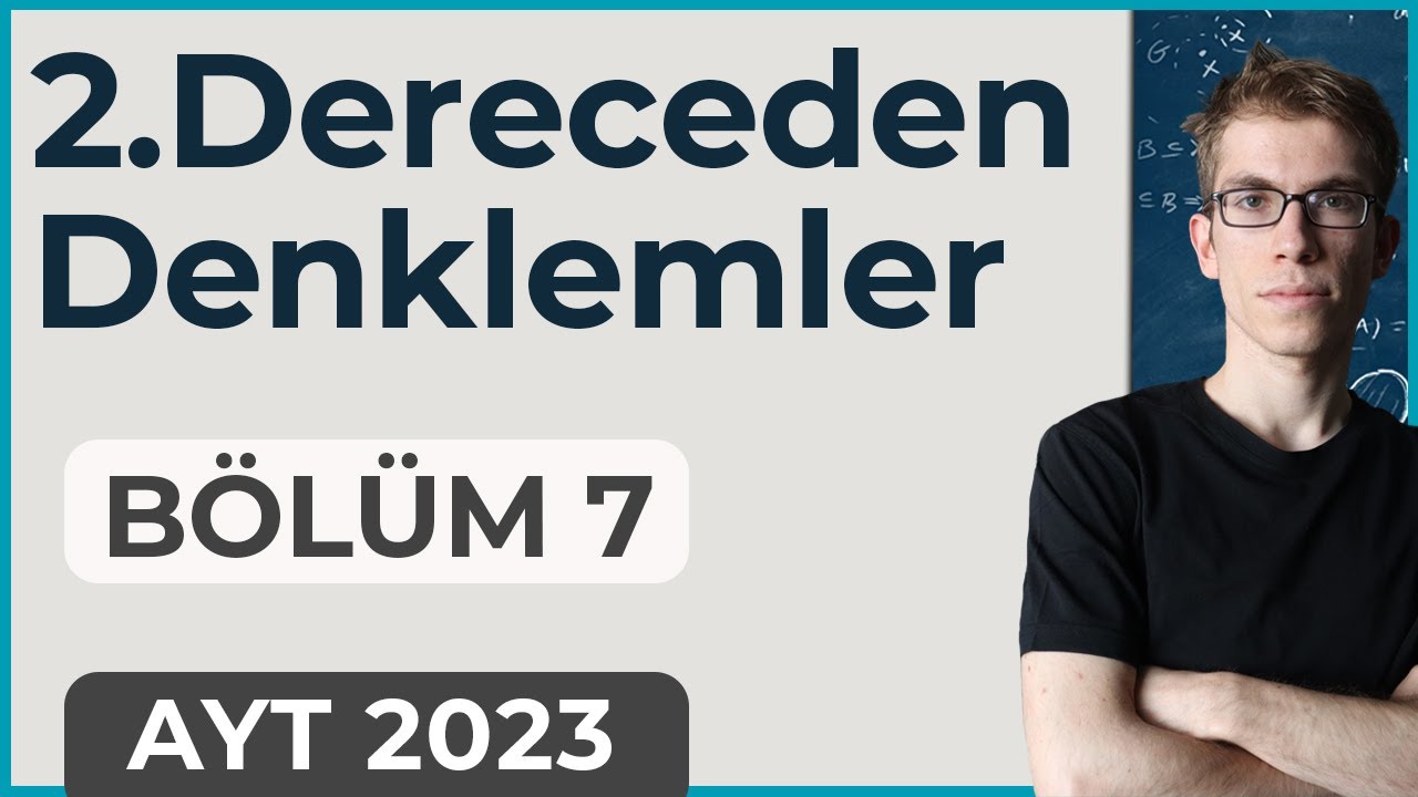 2.Dereceden Denklemler -7 | Çakışık-Simetrik Kökler, Rasyonel Kökler