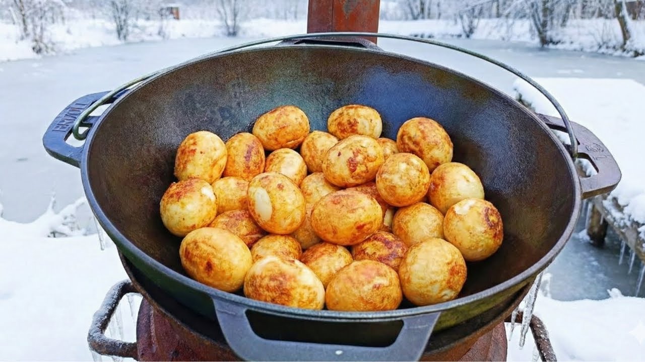 ВСЕ ЯЙЦА ВАРЯТ, А Я ЖАРЮ! Насыщенный рецепт в казане!