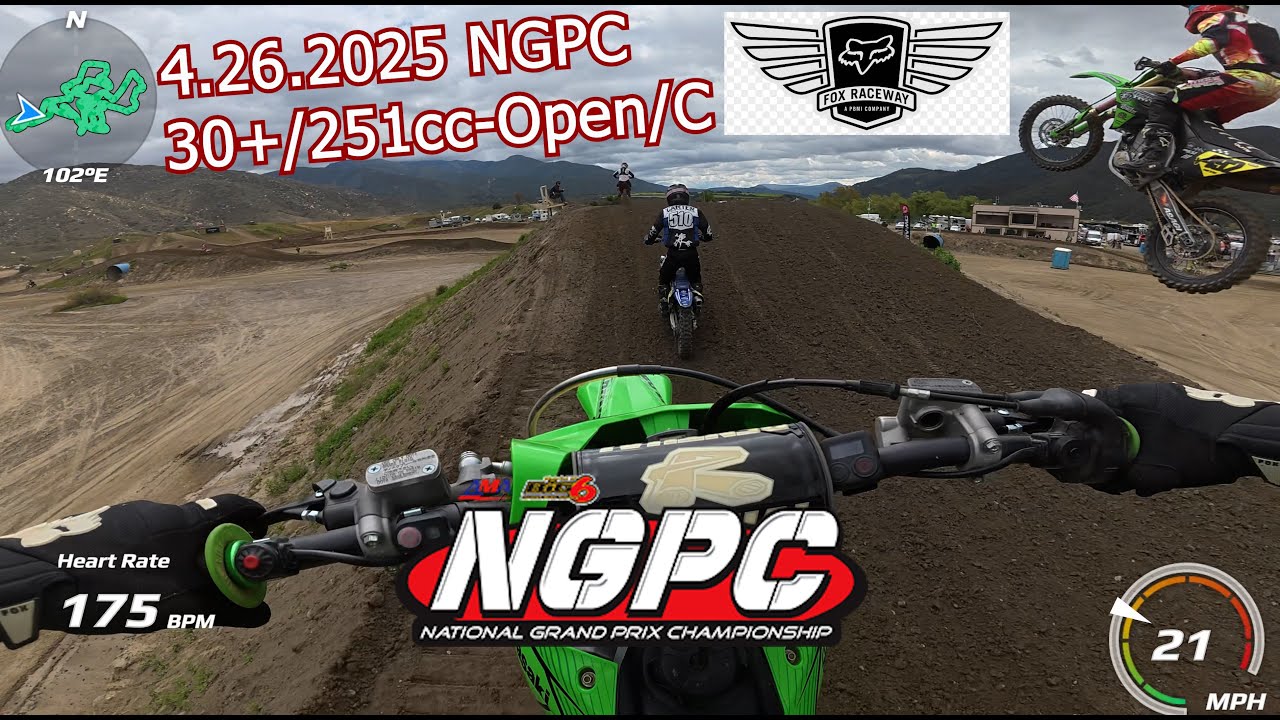 NGPC Race | Round 5 @ Fox Raceway | 4.26.2025 | 30+/251cc-Open/C