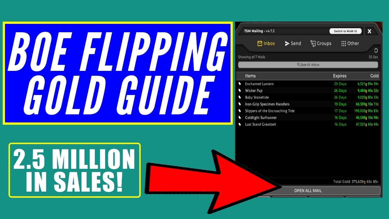 BoE Flipping Gold Guide | How I Made 2.5 Million in Sales this Week