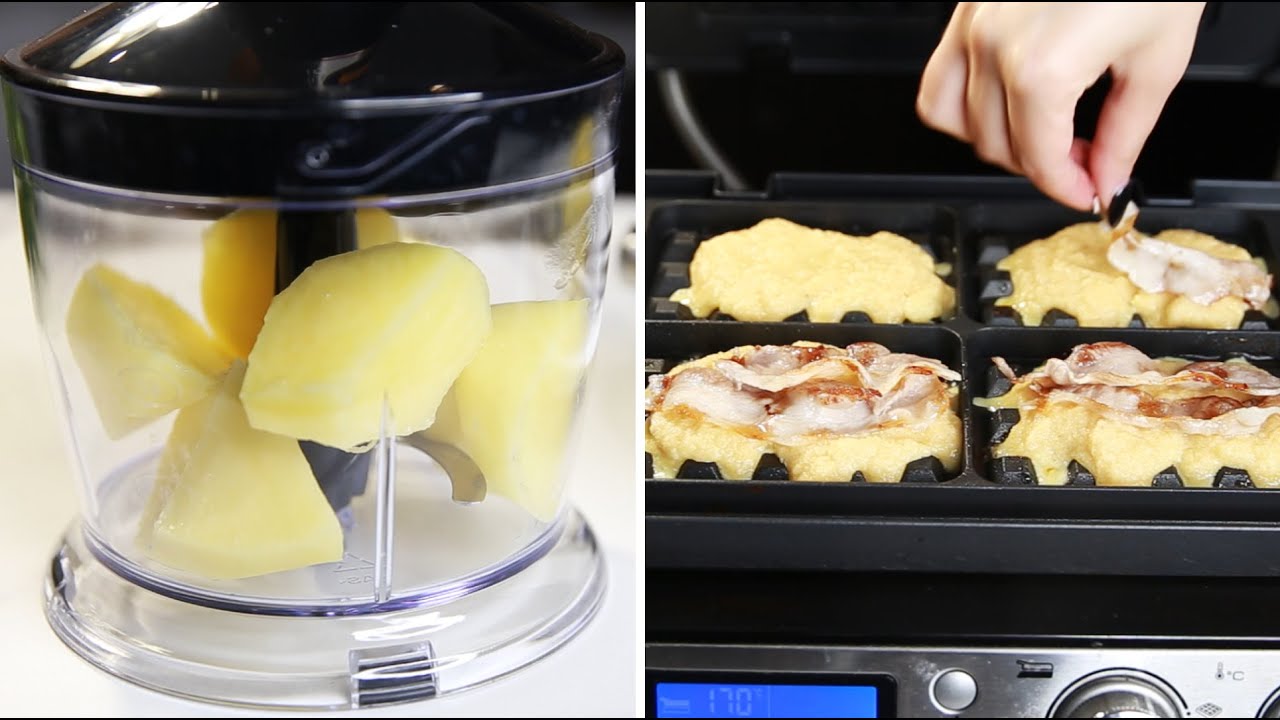 Такие КАРТОФЕЛЬНЫЕ Вафли вам ПОНРАВЯТСЯ! Потрясающе БЫСТРЫЙ и ВКУСНЫЙ Рецепт! Этот рецепт вас УДИВИТ