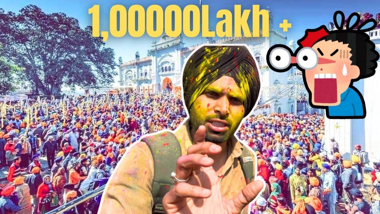 One Lakh+ Peoples 😱 ਇੱਕ ਲੱਖ ਤੋਂ ਵੱਧ ਸੰਗਤਾਂ | Holi vlog | 2026 | Two Wing