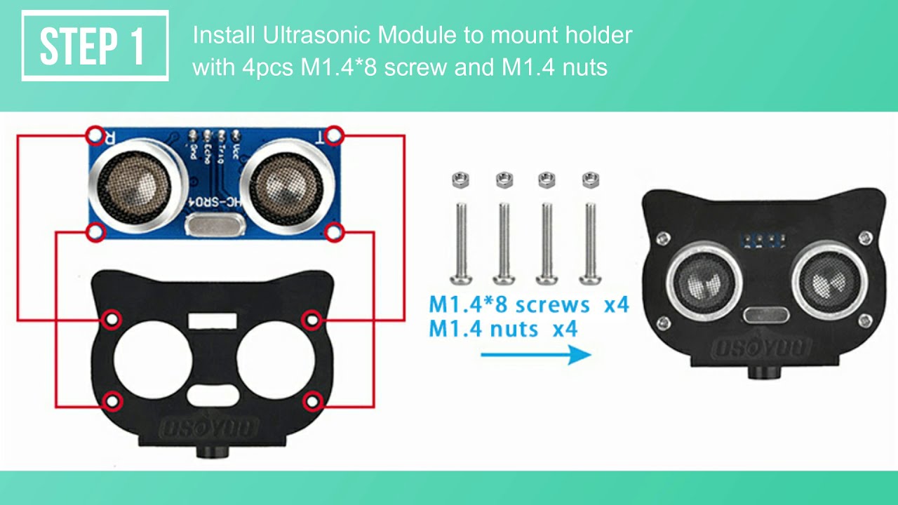 metal chassis mecanum wheel car v1.3 lesson 2 Obstacle avoidance