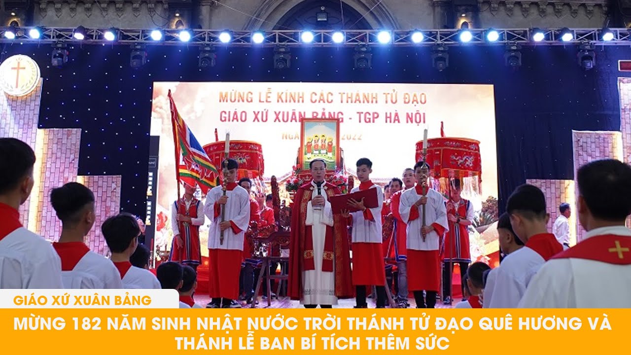 Giáo xứ Xuân Bảng mừng các thánh tử đạo quê hương và Thánh lễ ban Bí tích Thêm sức