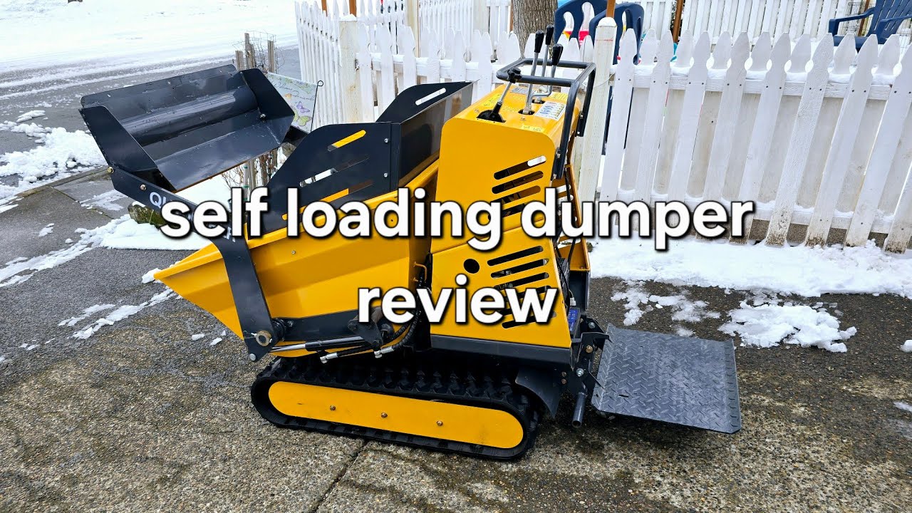 Chinese AGT QHT500FL ride on self loading dumper test and review