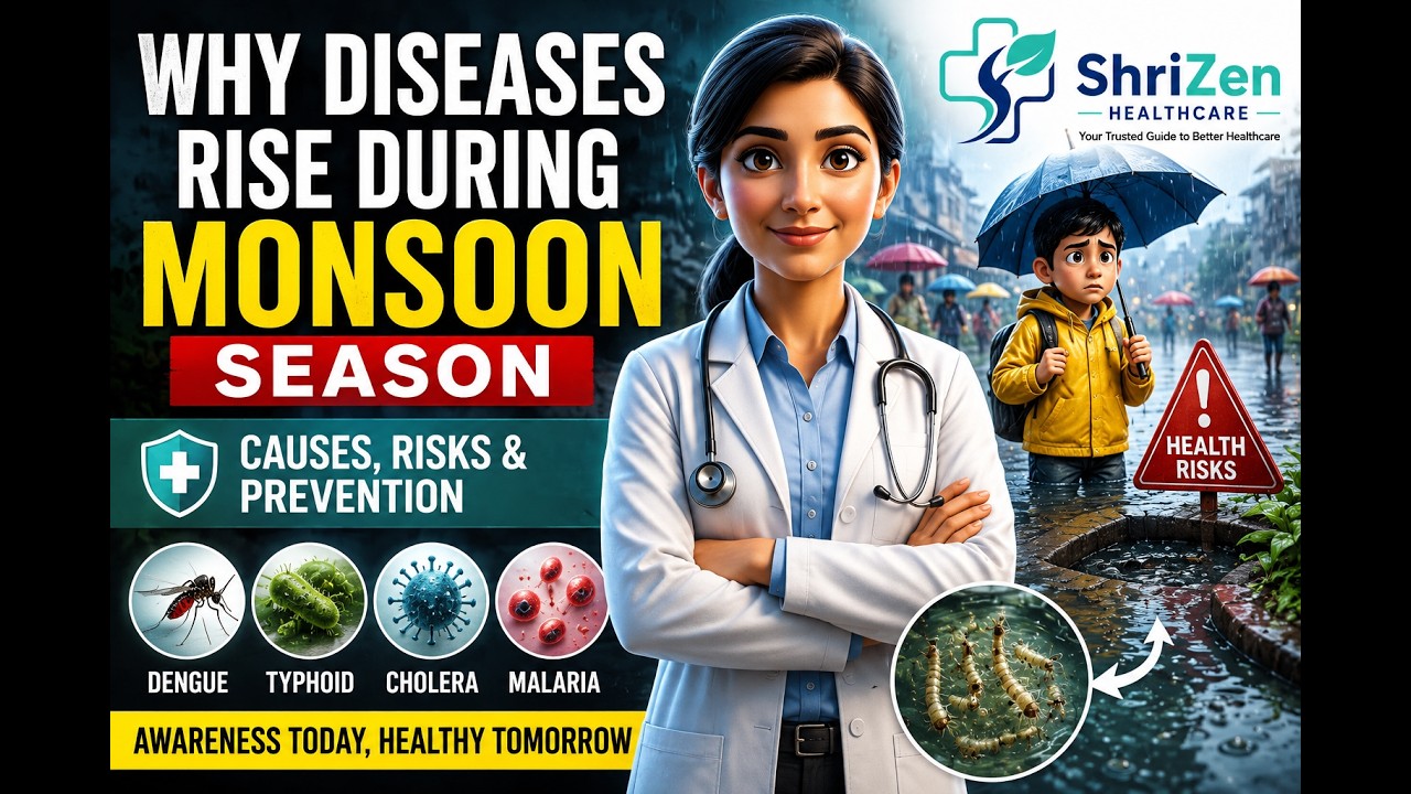 WHY DISEASES RISE DURING MONSOON SEASON | Causes, Risks & Prevention