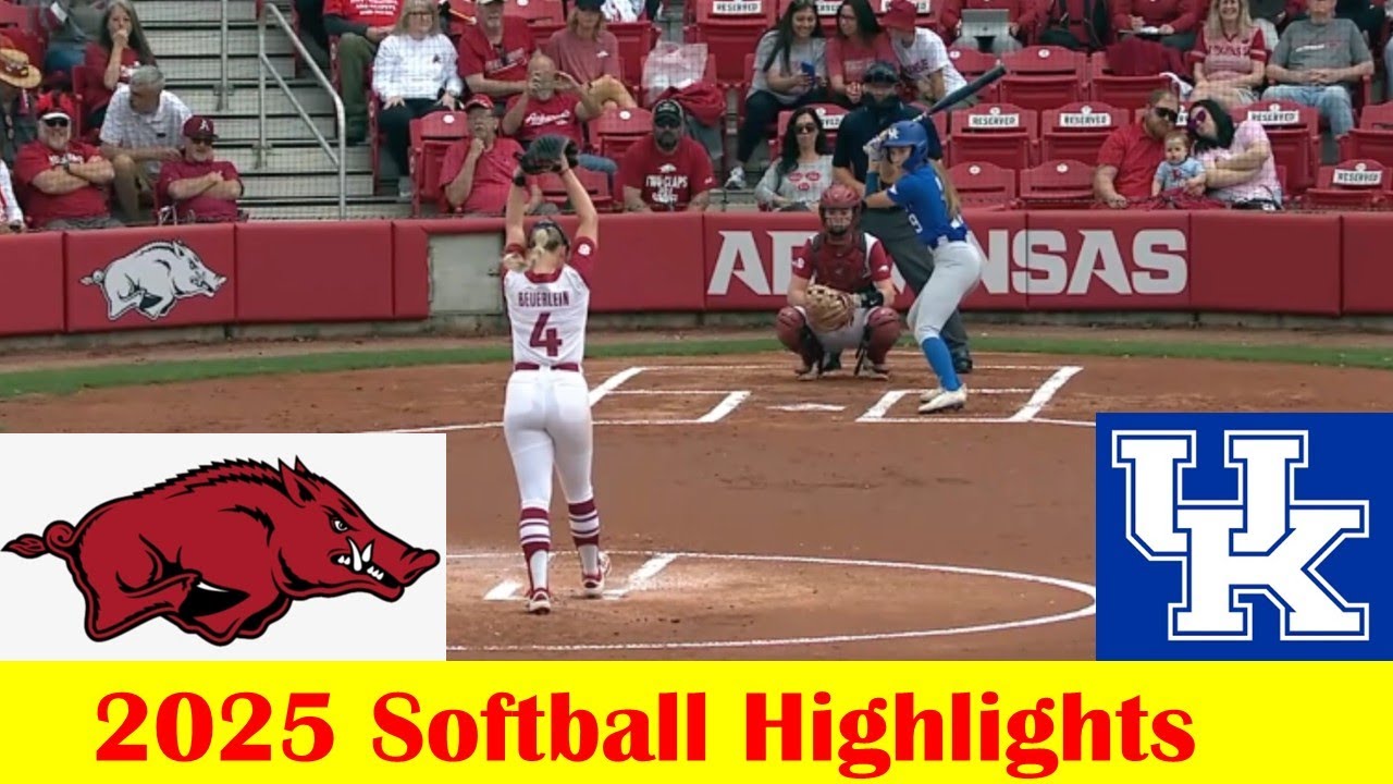 Kentucky vs #14 Arkansas Softball Game Highlights 3 30 2025