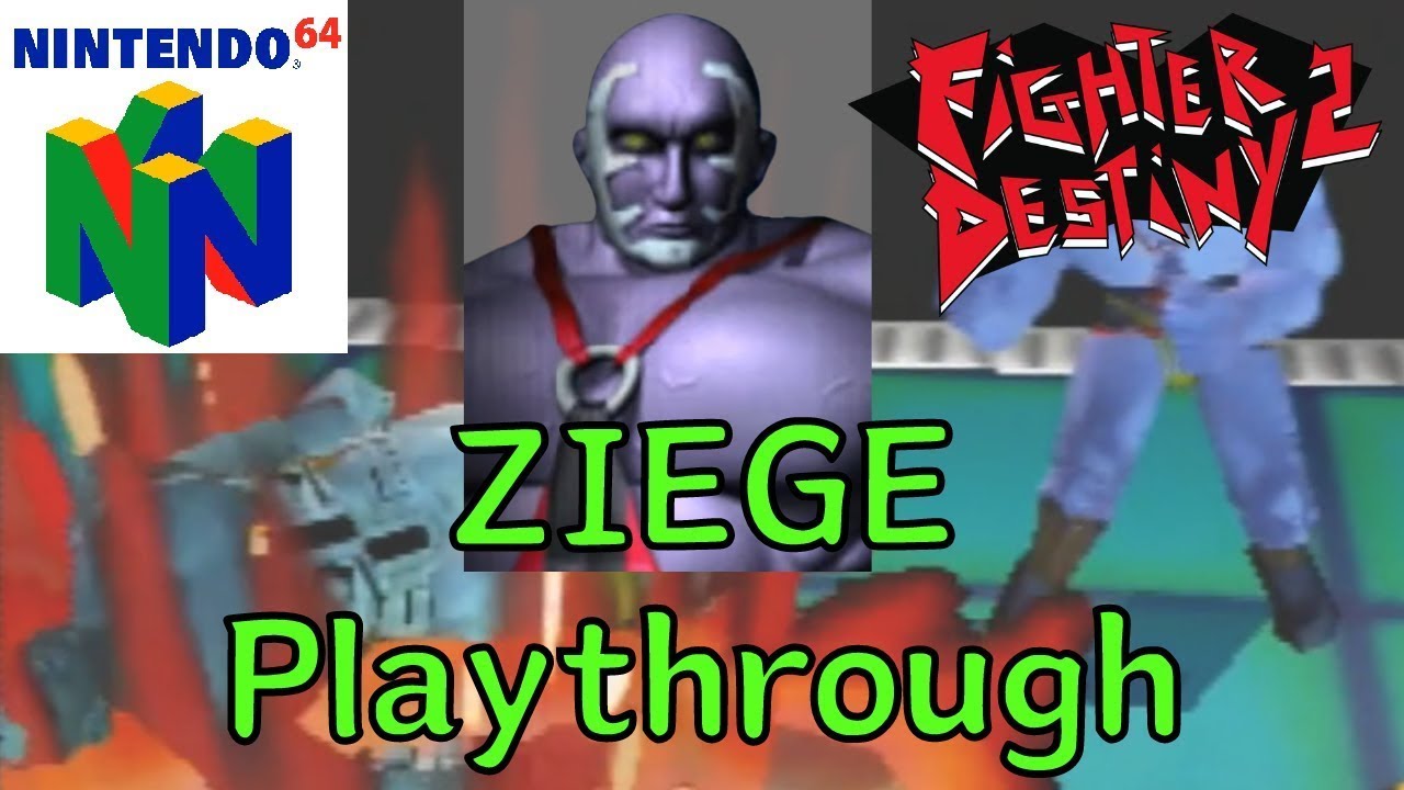 Fighter Destiny 2 (Nintendo 64) - ZIEGE Playthrough [Crazy Difficulty]