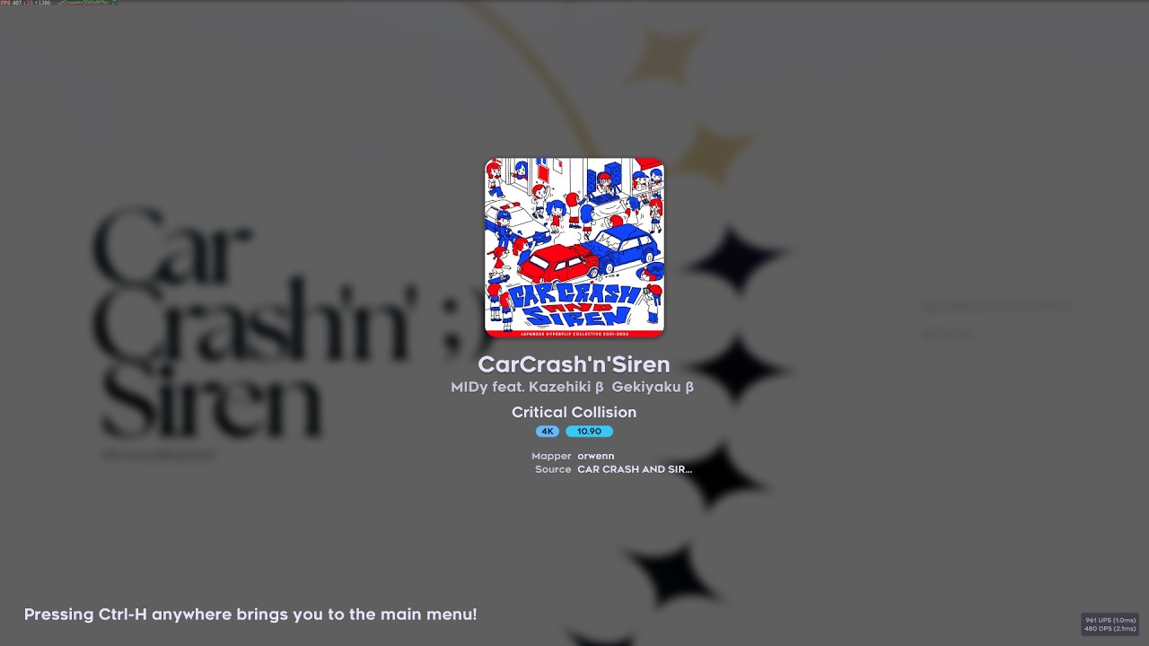 [fluXis] CarCrash'n'Siren - MIDy
