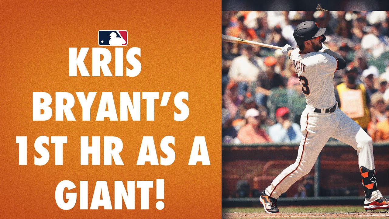 Kris Bryant makes an INSTANT impact with a HR in his first game with the Giants!