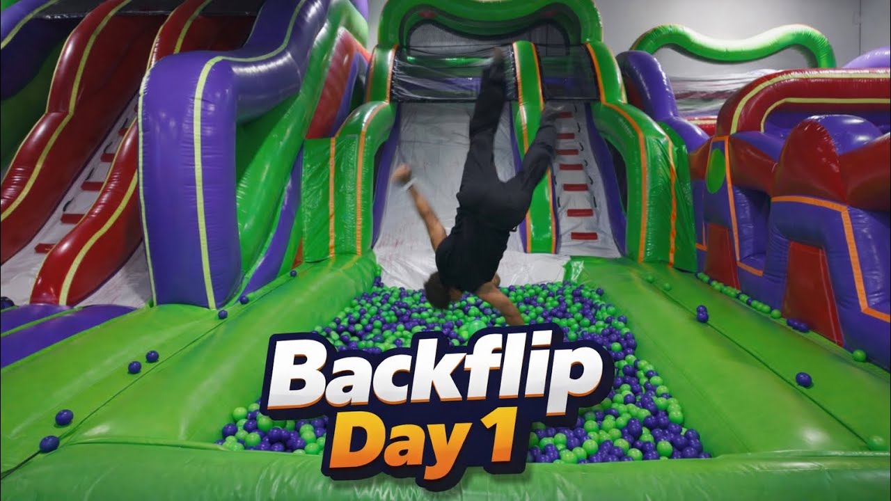 I'm Learning a BACKFLIP | DAY 1