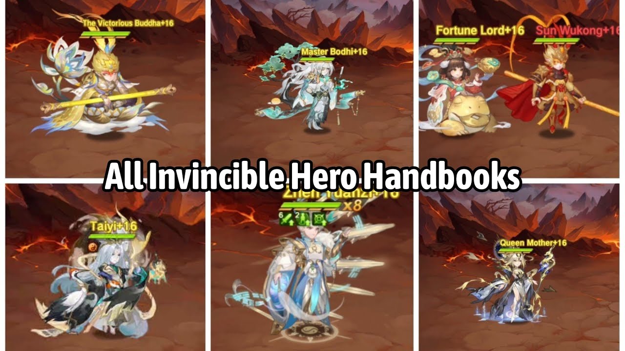 All Invincible Hero Handbooks | Monkey King: Arena of Heroes