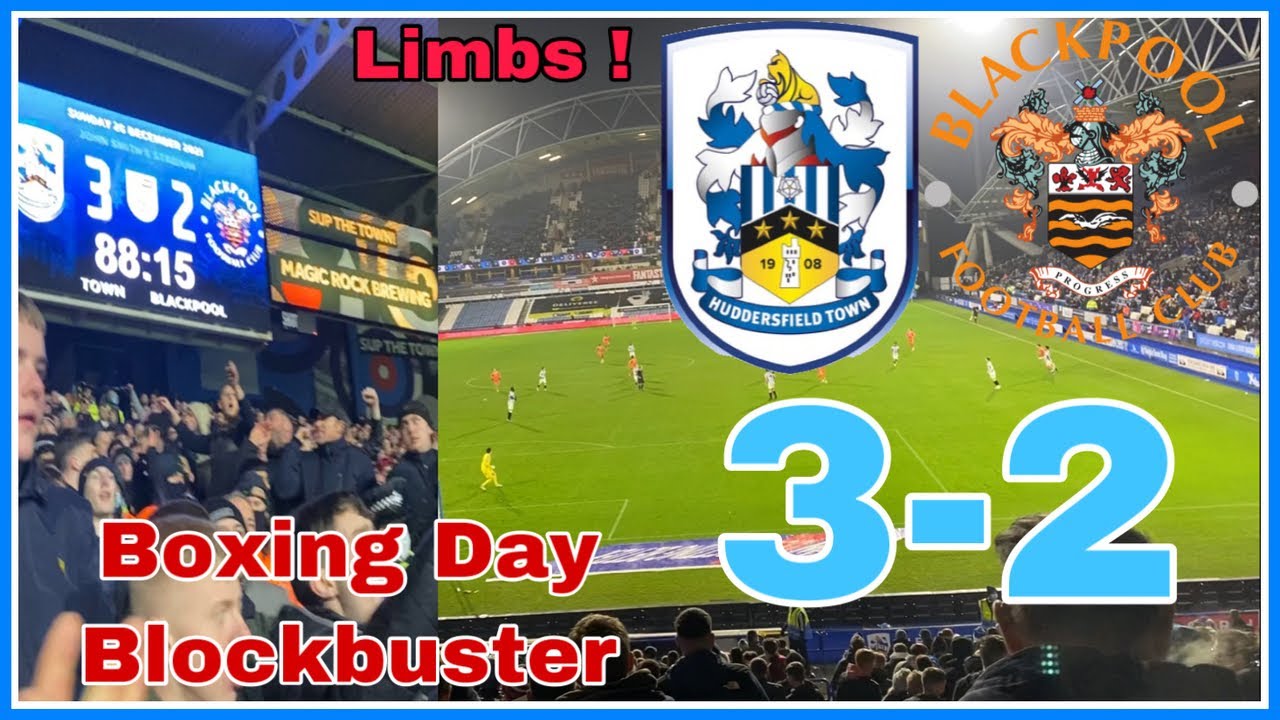 SORBA INFUSED LIMBS Huddersfield Town Vs Blackpool 3-2 EFL Championship Matchday Vlog