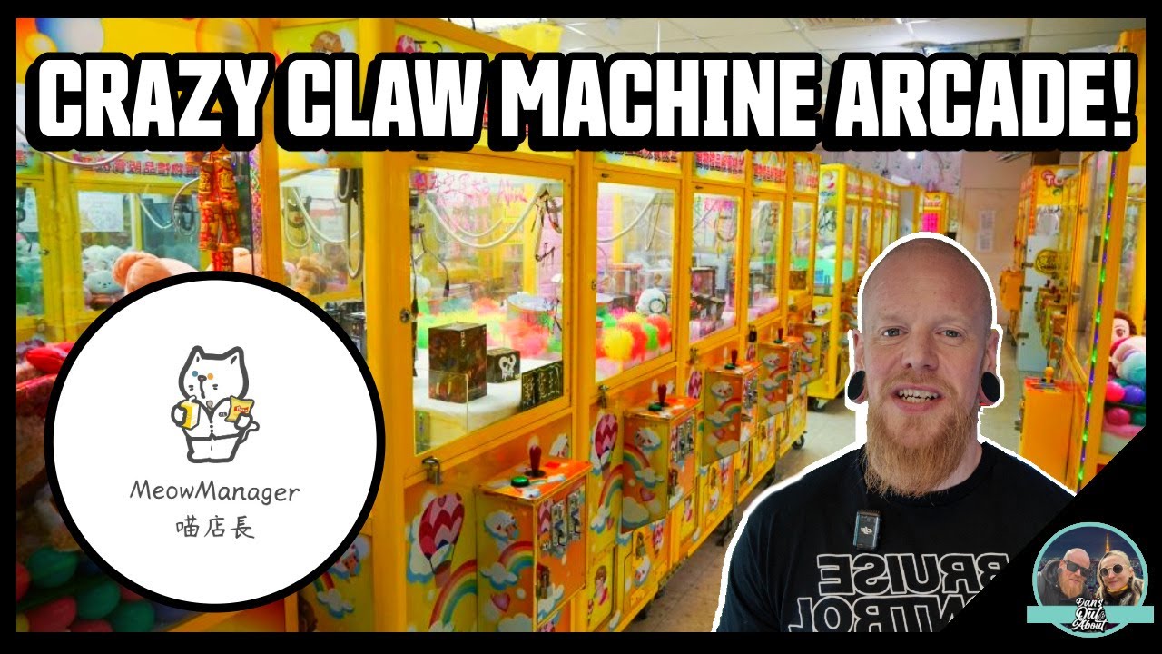 STRANGEST Claw Machines in the WORLD? | Meow Manager Taipei Taiwan vlog December 2024