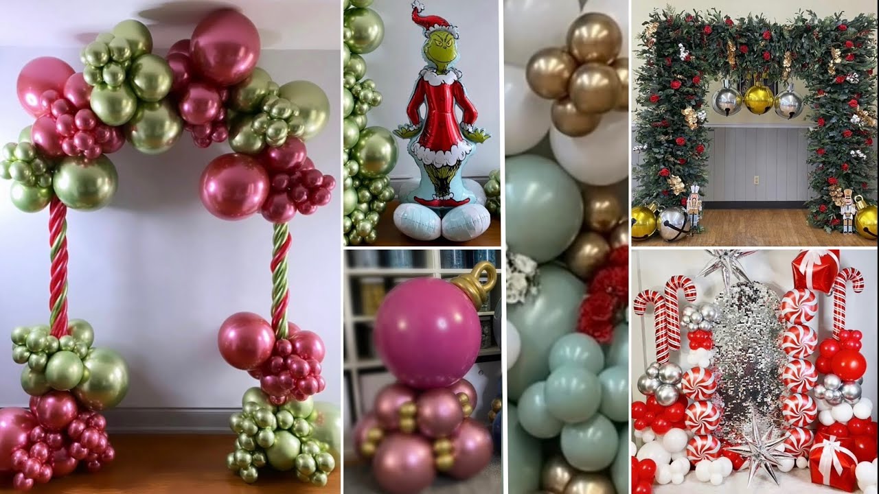How To Make Christmas Balloon Decor