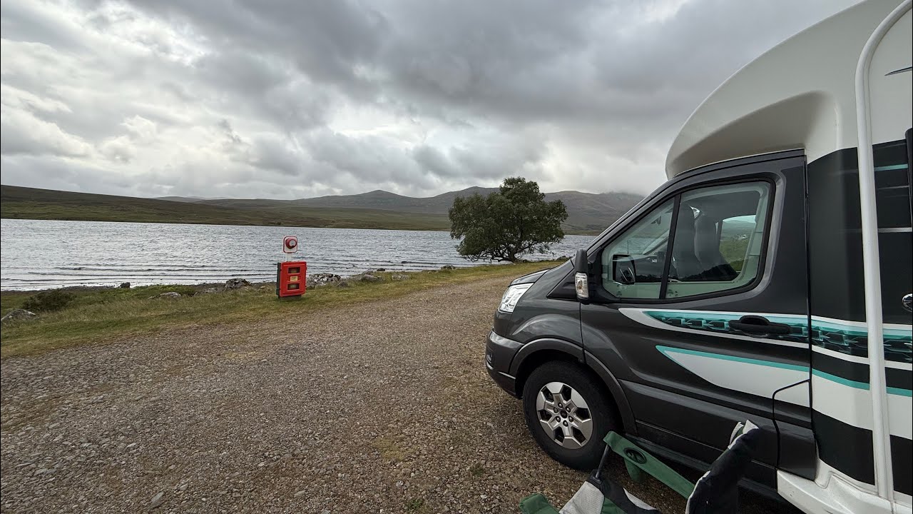 Altnaharra Caravan and Motorhome Club Site ***MOTORHOME VIDEO***