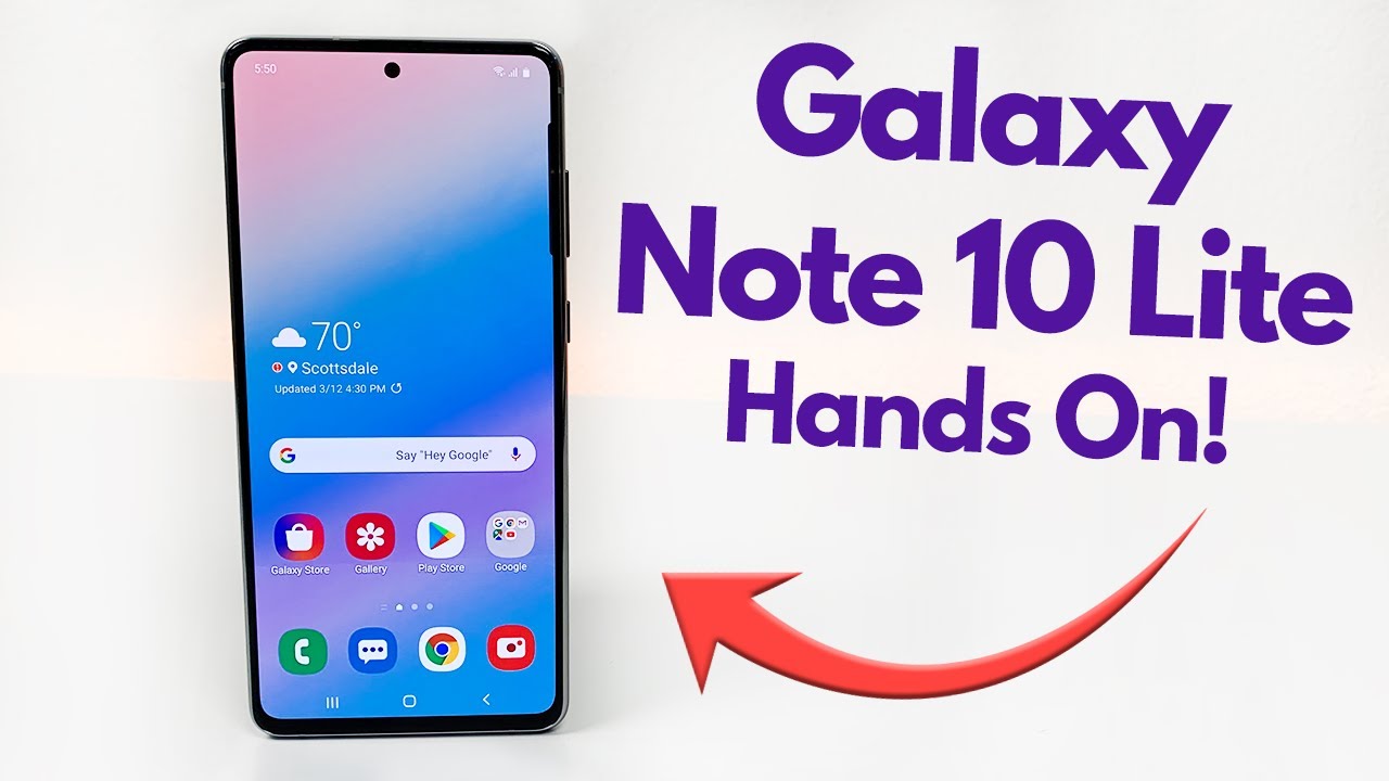 Samsung Galaxy Note 10 Lite - Hands On & First Impressions!