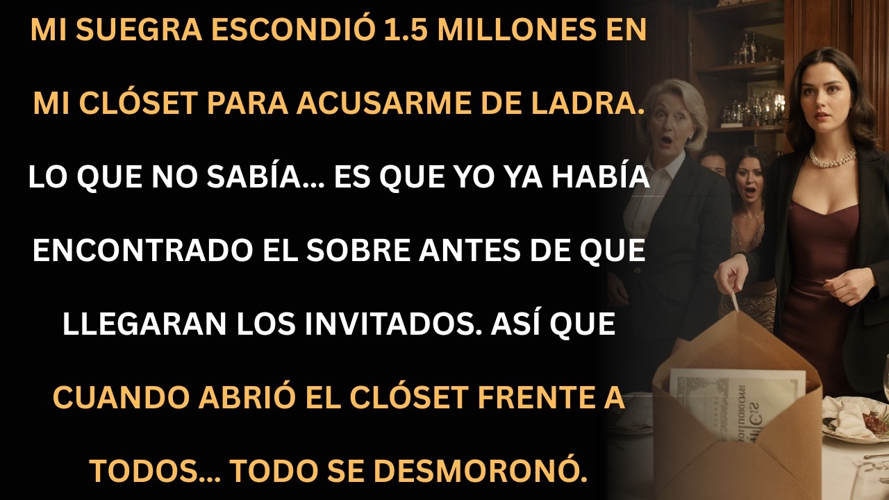 Mi suegra me quiso acusar de robo… pero lo que encontró la dejó en shock.