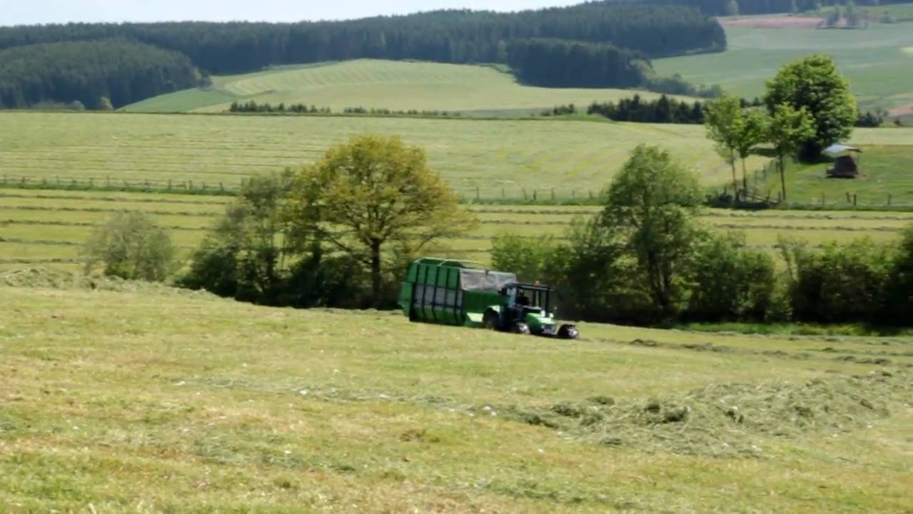 deutz xtra 6.17 nund deutz fahr ladewagen im einsatz