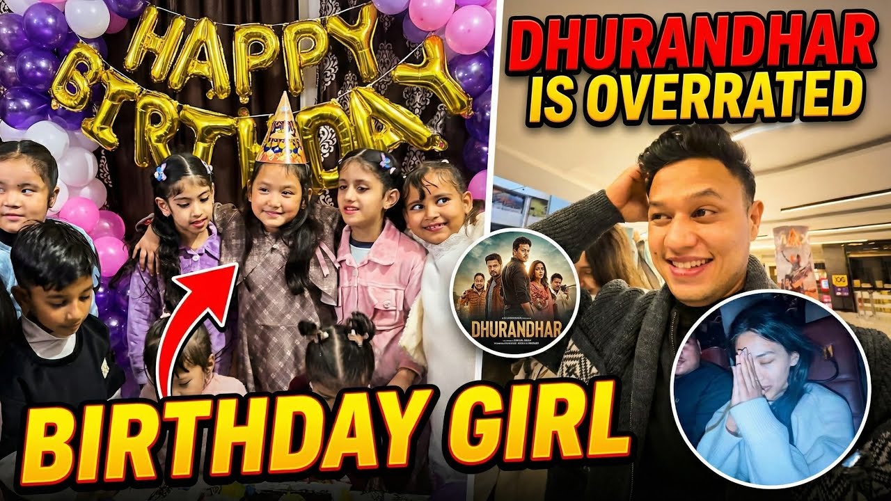 Birthday mai sabko bohot DANCE karwaya | We Didn’t like the DHURANDAR movie?