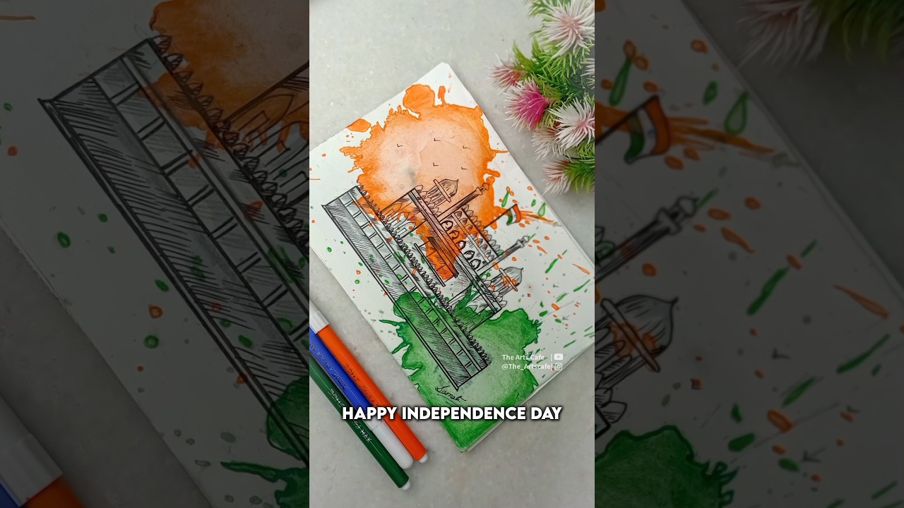 Happy Independence Day 😍🇮🇳 || Red fort drawing 