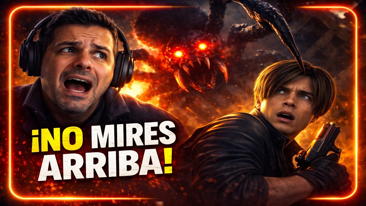 ¡NO MIRES ARRIBA! 😱 Resident Evil Requiem #9 | Esto casi me mata