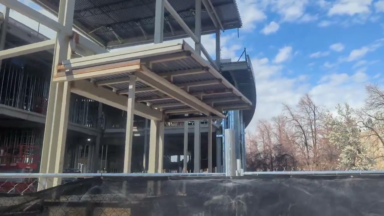 New Logan LDS Institute Building in the middle of construction