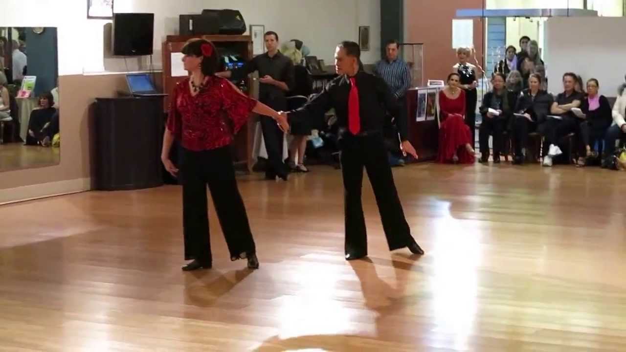 Gary De Leon & Patti Drewry perform Bolero routine 2446