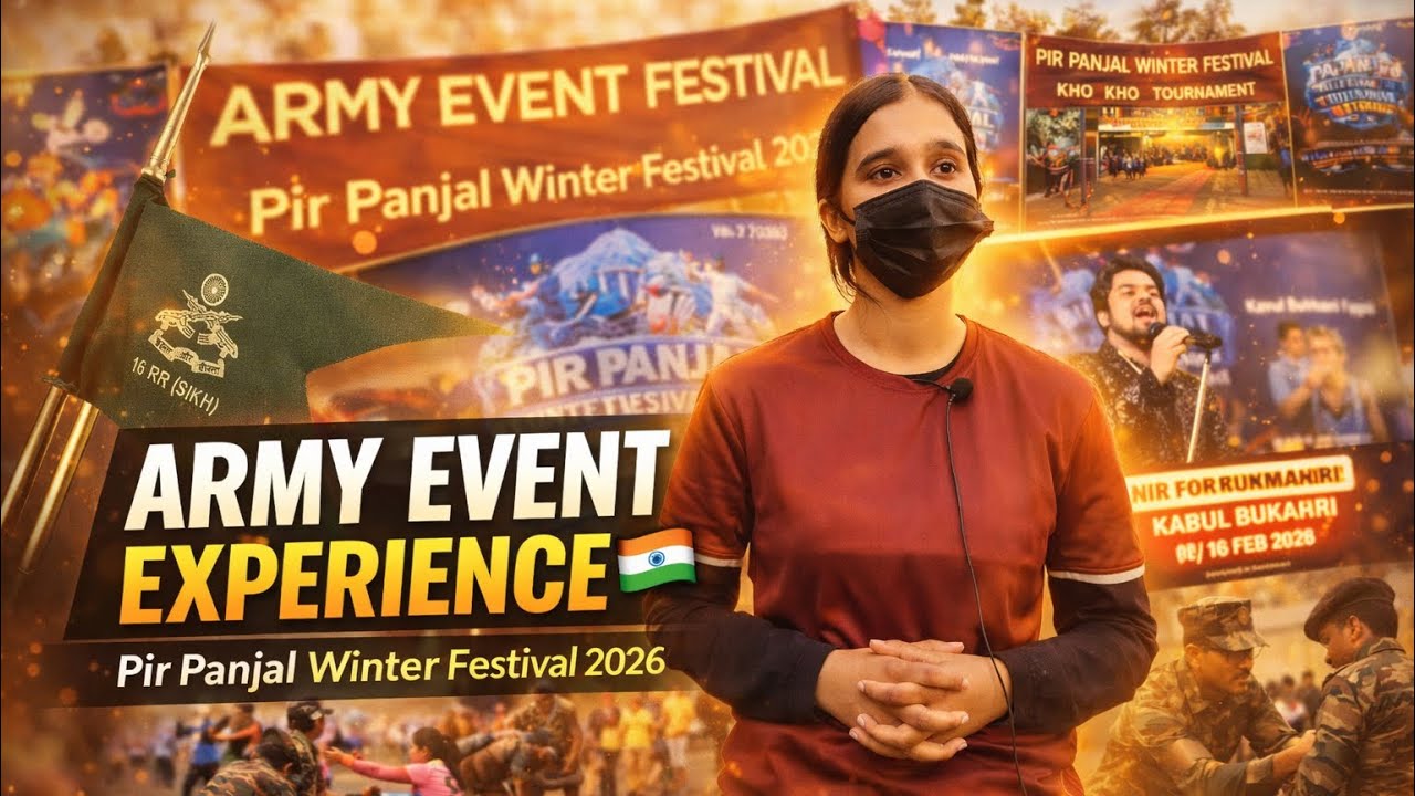 ARMY EVENT EXPERIENCE 🇮🇳                            Pir Panjal Winter Festival 2026