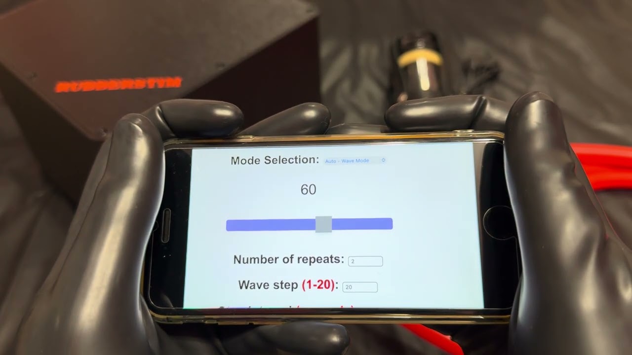 RubberStim - next gen. automated milking machine - wave mode