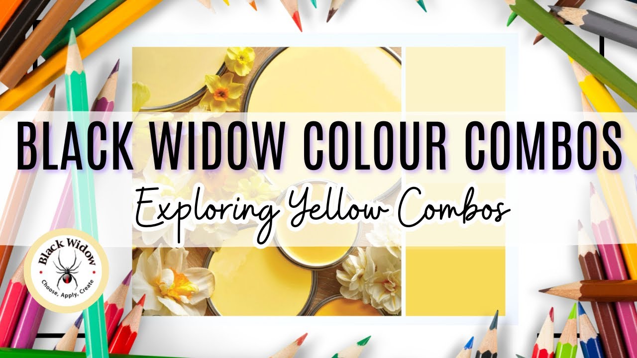 BLACK WIDOW Pencils Colour Combinations: Exploring Yellow