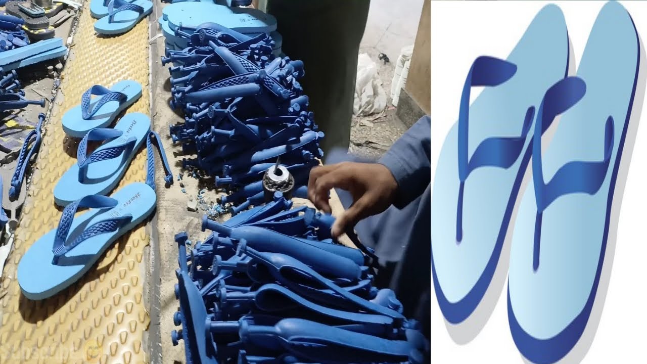 Make  Rubber shoes & Slippers | Small Factory Amazing skills | Complete process step by step