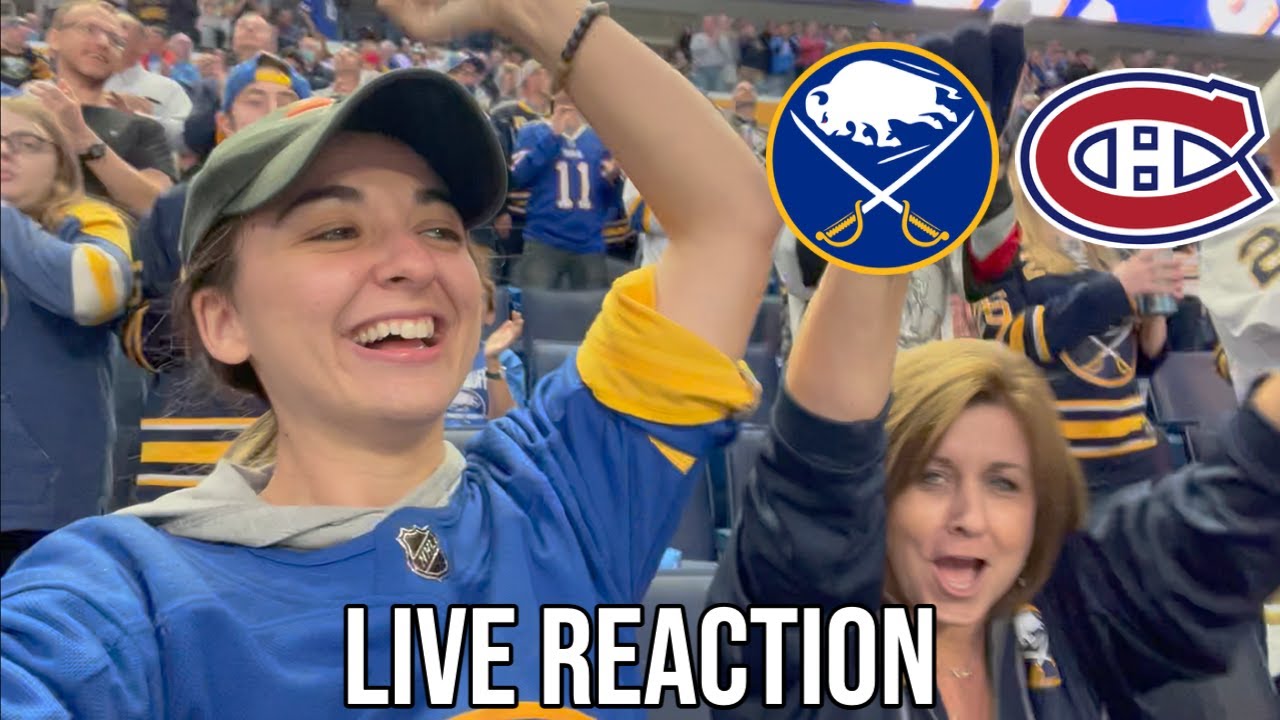 THE JACK EICHEL-LESS ERA BEGINS | Buffalo Sabres vs. Montreal Canadiens LIVE REACTION