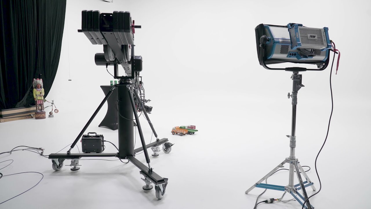 Perfect robotic camera crane with 6 axis