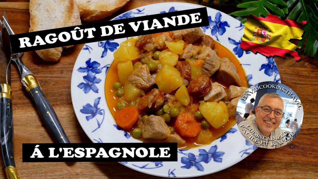 ragoût de viande à l'espagnole - Spanish Meat Stew Recipe