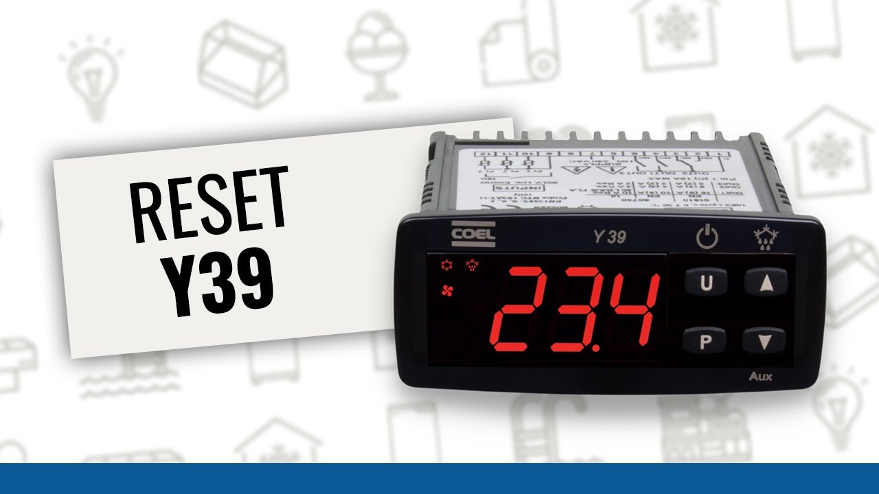 Controlador Coel Y39 - reset de fábrica