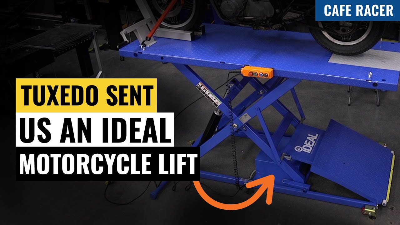 Cafe Racer Product Spotlight - Tuxedo Sent Us a Motorcycle Lift! Eastwood