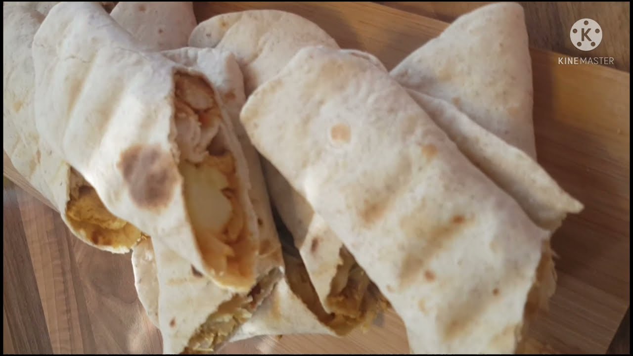 ريكا جيكرنا شاورما و ناني تورتيلا/ Shurma and tortilla bread/شاورما و خبز تورتيلا