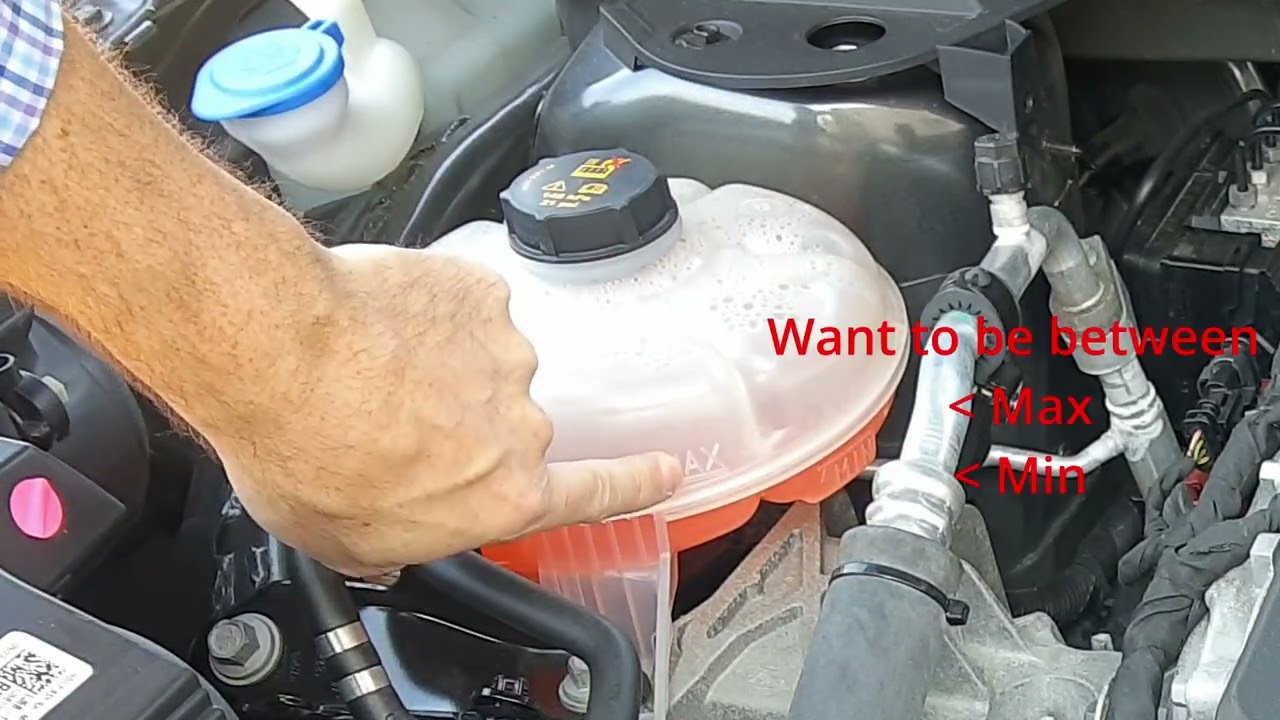 How to Refill Engine Coolant / Antifreeze in a Ford Escape (2020 shown similar to 2011 - 2024)