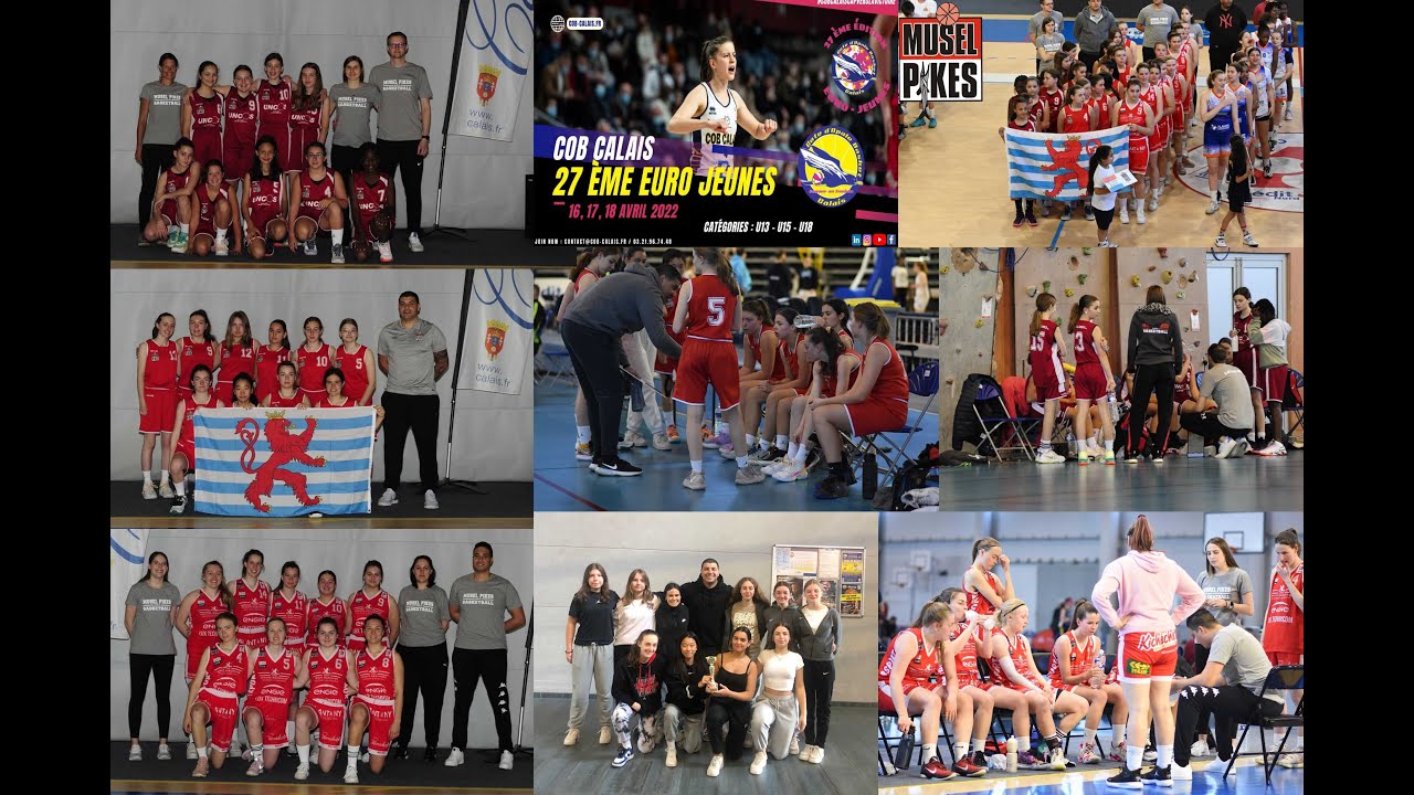 video: Musel Pikes U13-U15-U18 girls Euro Jeunes COB Calais