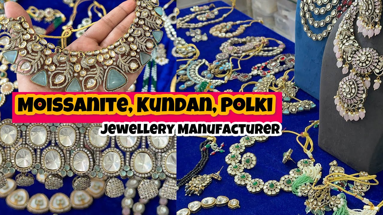 Jaipur Wholesale Jewellery Market | Moissanite, Kundan, Polki Bridal Jewellery | Latest Jewelry