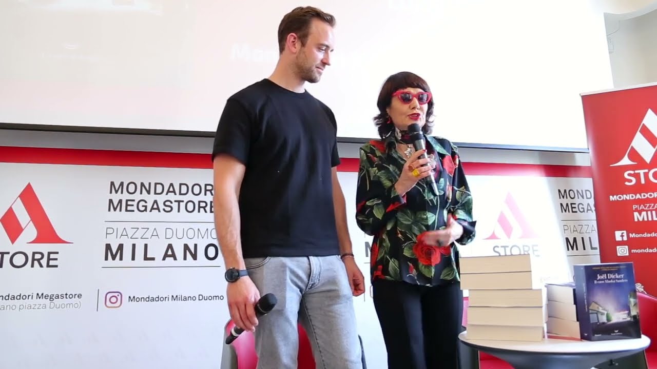 Joël Dicker presenta il libro 