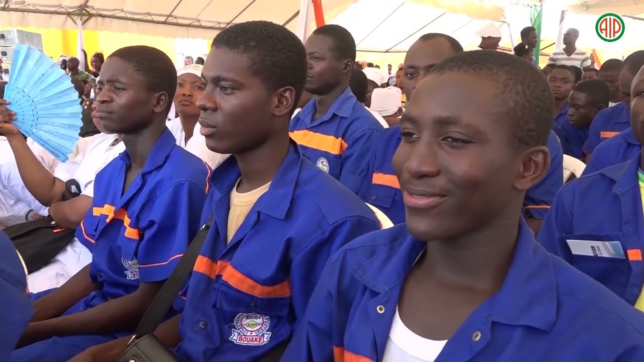 Région- Bouaké / Le Premier Ministre Beugré MAMBE inaugure le Lycée Professionnel Multisectoriel Dia