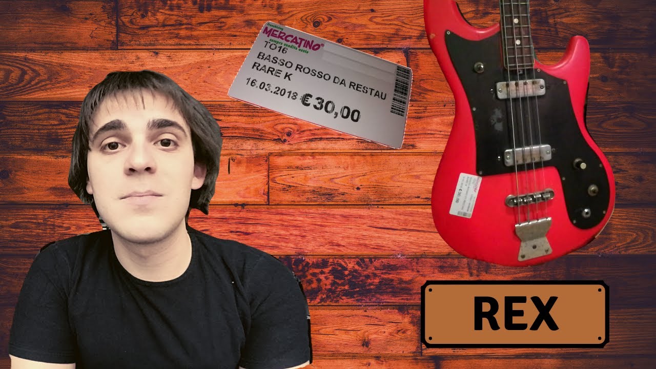 Ho trovato un BASSO Italiano a 30€! E l'ho restaurato (Rex - Fetish Guitars)