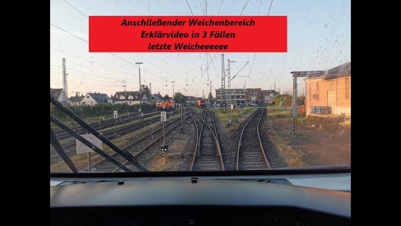 Anschließender Weichenbereich erklärt Haruka Bahnbasics